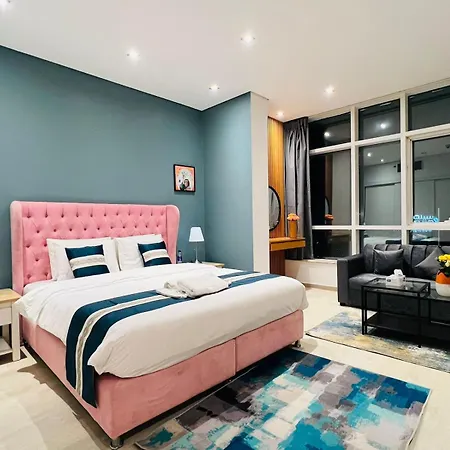 High Floor With City Skyline & Burj Khalifa View 3 Bedroom Unit Marina Dubai Exterior photo